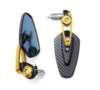 Motorbike Mirror For Kawasaki For Z1000 For Z750 For ER-6F For ER-6N 7/8" 22mm Motorcycle Accessories Motorbike Rearview Mirror Bar End Mirrors (Color : 3)