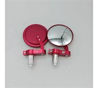 Motorbike Mirror Motorcycles Rearview Mirror Side For Safety View Turning Left Right Adjustable Autocycle Rear Motorcycle Rearview(Red)