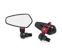 Motorbike Mirror Set Motorcycle Bar End Mirrors For MT07 MT-07 2014-2024 MT09 MT-09 2014-2020 MT 07 09 Rear View Side Handlebar Mirror Rearview Mirrors(Red)