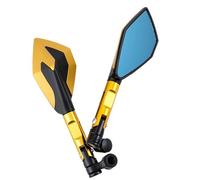 Motorbike Mirror Set Motorcycle RearView Side Mirrors For YS150 TMAX530 TDM850 FZ6N MT10 C8 NMAX Handlebar Wing Mirror Rearview Mirrors(Color 1)