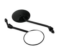 Motorbike Mirrors 10mm 8mm Universal Motorcycle Rounded Side Back View Mirror Motorbike E-bike Scooter Rearview Mirrors