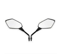 Motorbike Mirrors 8mm 10mm Motorcycle Rearview Mirror Scooter E-Bike Rear View Mirrors Back Side Convex Carbon Fiber Universial 2Pcs/Pair