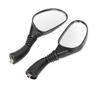 Motorbike Mirrors 8mm For GY6 150cc Motorcycle Rear View Mirror Left Right Plane Black Pair Universal Motorbike Side Mirrors Motorbike Wing Mirror