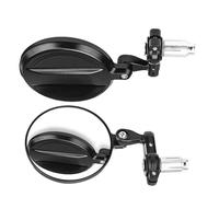 Motorbike Mirrors Compatible With XL125V For XR230 For XT125 Motorcycle Mirror 360°Rotatable Motorcycle Handlebar Bar End Mirrors Rear View Side Mirror