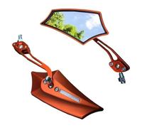 Motorbike Mirrors Foldable Universial Motorcycle Mirror Scooter E-Bike Rearview Electromobile Back Side Motorbike Motorcycle Wing Mirror(C)