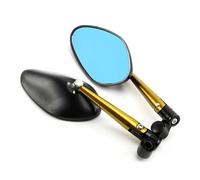 Motorbike Mirrors For B-King For GSF1250 For GSF600 For Gladius For SFV650 SV650 SV1000 For GSR600 Motorcycle Rearview Mirrors Motorbike Rearview Mirror(Golden)