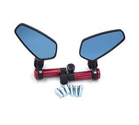 Motorbike Mirrors For BM&W R1200R R 1200R For BM&W G310R G 310R Universal Motorcycle CNC Rearview Mirror Blue Anti-glare Convex Mirror(Red)