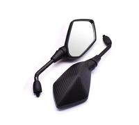 Motorbike Mirrors For CB1100 GIO CRF1000L For AFRICA For TWIN CBF 1000 CB600F 10mm 8mm Back Side Convex Motorcycle Rear View Mirrors Motorcycle Wing Mirror(Carbon fiber)