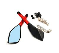 Motorbike Mirrors For CR85R CRF150R CR125R CR250R SL230 CRF450R Universial 8mm 10mm Motorcycle Convex Mirror Rearview Mirrors(Red)