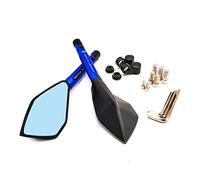 Motorbike Mirrors For CR85R CRF150R CR125R CR250R SL230 CRF450R Universial 8mm 10mm Motorcycle Convex Mirror Rearview Mirrors(Blue)