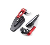 Motorbike Mirrors For D&UCATI For Monster 600 797 821 For Scrambler For HYPERMOTARD 950 7/8'' Motorcycle Handle Bar End Mirror Rearview Mirror(Red)
