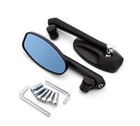 Motorbike Mirrors For D&UCATI Universal 10mm Rearview Mirror CNC Moto Billet Side Mirrors For Monster 696 S2R 800 For Monster 696 M 400 600 620 750 900(Black)