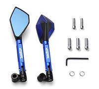 Motorbike Mirrors For H CBR 600 F2,F4,F4i CBR600F CBR 600F 600 F 1991-2007 CNC Motorcycle Handlebar Rear View Mirrors Blue Anti-glare Mirror(BLUE)