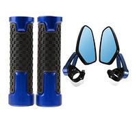 Motorbike Mirrors For H CBR954RR CBR954 RR CBR 954RR ABS 2002 2003 Universal Motorcycle Mirror 7/8" 22mm Handle Bar End Side Rearview Mirrors(BLUE)
