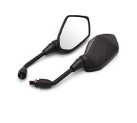 Motorbike Mirrors For H&ornet 250 For CB 599 600 For CB400 CB919 For NC700S NC700X 10mm Universial Motorcycle Mirrors Racing Sport Bike Rear View Mirror(Carbon fiber)