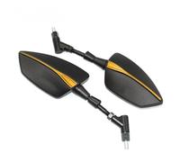 Motorbike Mirrors For MSX125 For Grom125 2013 2014 2015 2016 2017 2018 2019 2020 2021 2022 Motorcycle Adjustabale Rear View Mirrors Motorbike Rearview Mirror(Golden)