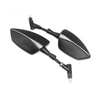 Motorbike Mirrors For MSX125 For Grom125 2013 2014 2015 2016 2017 2018 2019 2020 2021 2022 Motorcycle Adjustabale Rear View Mirrors Motorbike Rearview Mirror(Silver)