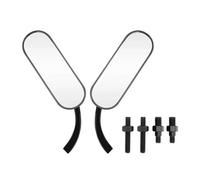 Motorbike Mirrors For Shadow 600 750 1100 For ACE For Aero For Sabre For Spirit For VLX Motorcycle Rearview Side Mirrors Motorbike Rearview Mirror(Bright Black)