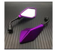 Motorbike Mirrors For Suzuki Universal 1 Pair Folding Motorcycle Side Rearview Mirror 10mm Motorbike Rearview Mirror(Purple)