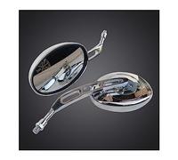 Motorbike Mirrors For VTX1300 For VTX 1800 Universal 10MM Motorcycle Rearview Rear View Mirrors Chrome Side Mirror