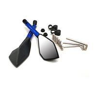 Motorbike Mirrors For WR 250X 250R 450F For TTR 125 250 600 For TTR250 Motorcycle CNC Rearview Mirrors Blind Spot Side Mirror(Blue)