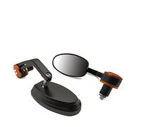 Motorbike Mirrors For YH TX125 Adventure YZ 80 85 125 250F 450F 7/8" 22mm Motorcycle Mirror Handle Bar End Rearview Side Mirror White Glass(ORANGE)