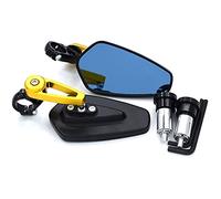 Motorbike Mirrors MOTORCYCLE BAR END MIROIR FOR H VFR 800 VLX NSR XADV HORNET CB600 CBR250R WINDSCREEN CBR 954 RR X ADV 750 MOTO ACCESSORIES(GOLD)