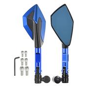 Motorbike Mirrors Motorcycle CNC 8 10mm Mirror Rearview Rear View Side Mirrors For B R1200GS LC F850GS F800GS F700GS F650GS R1250GS Rnine T ADV(BLUE)