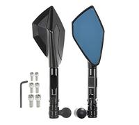 Motorbike Mirrors Motorcycle CNC 8 10mm Mirror Rearview Rear View Side Mirrors For B R1200GS LC F850GS F800GS F700GS F650GS R1250GS Rnine T ADV(BLACK)