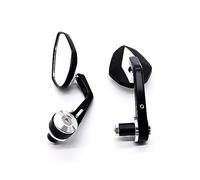 Motorbike Mirrors Motorcycle Mirror Handlebar Side Handle Bar Ends Mirror For R6 R1 For Y&AMAH&A MT 09 For TMAX For XMAX For WR 125 250 690 200 390(Silver)