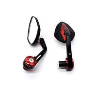 Motorbike Mirrors Motorcycle Mirror Handlebar Side Handle Bar Ends Mirror For R6 R1 For Y&AMAH&A MT 09 For TMAX For XMAX For WR 125 250 690 200 390(Red)