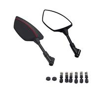 Motorbike Mirrors Motorcycle Mirror Rearview Side Mirrors Universal For H&ornet 600 For CB 600F 900F 250F 300F 650F X4 CBF600(Red)