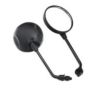 Motorbike Mirrors Motorcycle Rear View Mirror Universal Scooter Back Electric Bicycle Moped Side 8mm 10mm Motorcycle Wing Mirror(8mm Screw)
