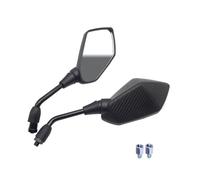 Motorbike Mirrors Motorcycle Rearview Mirrors For Xadv 750 For Mt09 2024 For Mt 03 For Keeway Rkf 125 For Nmax125 Universal Side Black Rear View Side Mirror(Carbon Fiber)