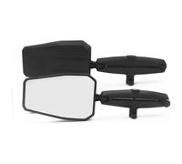 Motorbike Mirrors Pair Black ABS Motorcycle Universal Foldable Rear View Mirror Motorcycle Wing Mirror