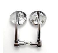 Motorbike Mirrors Set 1 Pair Black Silver Motorcycle Rear View Mirror Motorbike Rearview Mirror Upgrade Accessorie Rearview Mirror Parts