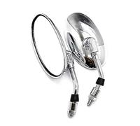 Motorbike Mirrors Set Black Silver Motorcycle Universal Side Rear View Mirror Motorbike Rearview Mirror Upgrade Accessorie Rearview Mirror Parts