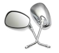 Motorbike Mirrors Set Compatible With Suzuki For Intruder 700 For VS700 GLP For GL 1987 For VS700 GLEF 1986 10mm Motorcycle Rearview Mirrors Parts
