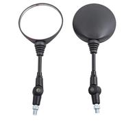 Motorbike Mirrors Set For KDX125 1990-1999 For KL250 For KLR250 1978-2005 Universal Round Motorcycle Rear View Side Mirrors 8mm/10mm Anti Fall Folding Mirrors