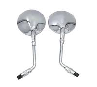 Motorbike Mirrors Set For VT750 For Shadow For Chrome 400 For VT750C For VLX Steed For VT600 10mm Motorcycle Round Rear View Side Mirror Accessories