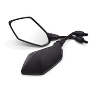 Motorbike Mirrors Universial 10mm Motorcycle Mirrors Racing Sport Bike Rear View Mirror For YH XT660 TMAX 500 530 XP 500 530 TX125 Adventure(BLACK)