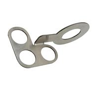 Motorbike Modification Accessories Headlight Switch Bracket Spotlight Button 22mm Handlebar Mount Fog Light Bracket Light Tube Clamp(Blue)