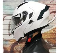Motorbike Modular Helmet Full Face Flip Up Motorcycle Helmet ECE Approved Lightweight Ventilation Design with Double Visor for Adult Men and Women A4,XL/(61~62cm)