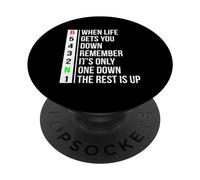 Motorbike Motorcycle Gears When Life Gets You Down PopSockets Adhesive PopGrip