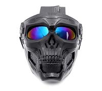 Motorbike Motorcycle Off-Road Riding Goggles Glasses With Skull Face Open Face Helmet Riding Glasses