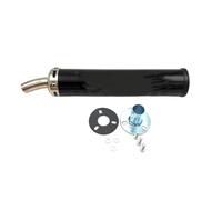 Motorbike Muffer Pipe Motorcycle Exhaust Muffer Pipe Universal Motorcycle Modified Muffler Silencer 2 Stroke Exhaust Pipe 60X280mm 50-250CC