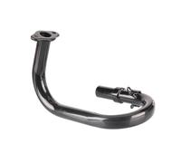 Motorbike Muffer Pipe Universal Motorcycle Exhaust Pipe Muffler Fit For 2 Stroke 50 80cc Bike Gas Engine Curved Exhaust Pipe Motor Bicycle Parts