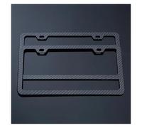 Motorbike Number Plate Holder 2PCS Motorcycle License Plate Frame Aluminum Alloy Personalized Modification Of Bicycle(Carbon fiber 2pcs)
