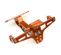 Motorbike Number Plate Holder For T-MAX 530 TMAX 500 For MT-03 For MT-07 For MT-09 Tracer R1 R6 R3 Motorcycle Rear License Plate Holder Turn Signal Lights(OrangeA)