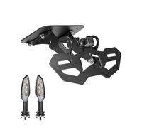 Motorbike Number Plate Holder For YZF-R25 For YZF-R3 For MT-25 For MT-03 2014-2024 Motorcycle Tail Bracket LED Light For Fender Eliminator(Holder and Light A)